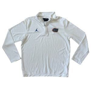 Florida Gators Football Team Issued Air Jordan 1/4 Zip Size Large Thai Bowman